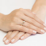 Pierścionek złoty z diamentami BD-W291 - obrazek 4