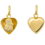 Złoty komplet – medalik Matka Boska Częstochowska z łańcuszkiem - obrazek 3