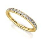 Obrączka złota ST501