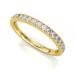 Obrączka złota ST502