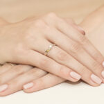 Pierścionek złoty z diamentem BD-W231 - obrazek 4