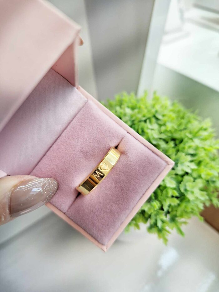 Obrączki złote SL53 płaskie - obrazek 3