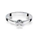 Pierścionek złoty z diamentem BD-W299B - obrazek 2