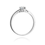 Pierścionek złoty z diamentem BD-W318B - obrazek 3