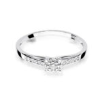 A Pierścionek złoty z diamentami BD-W34B - obrazek 2