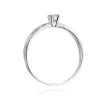 Pierścionek złoty z diamentem BD-W230B - obrazek 3