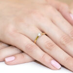 Pierścionek złoty z diamentem BD-W239 - obrazek 4