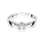 Pierścionek złoty z diamentem BD-W197B/0,24 - obrazek 2