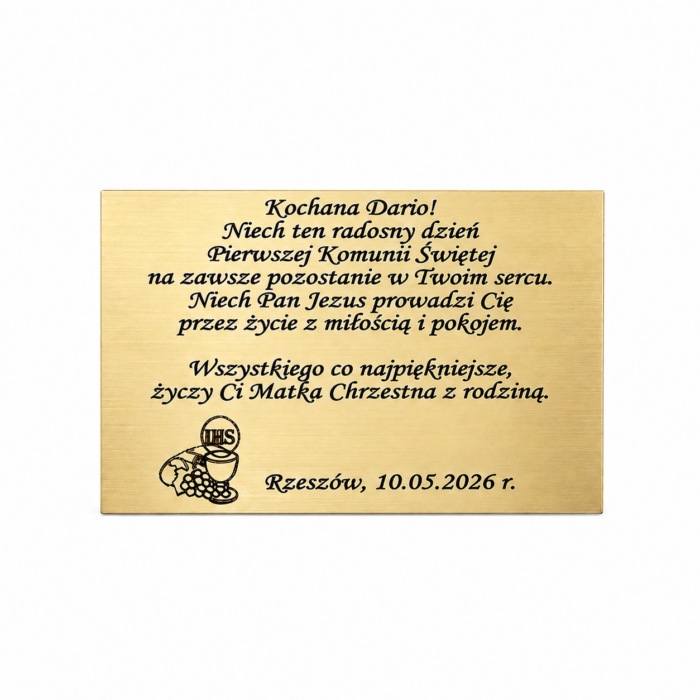 Złoty komplet – kolczyki i zawieszka czterolistna koniczynka - obrazek 2