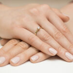 Pierścionek złoty z diamentem BD-W426 - obrazek 4