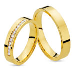 Obrączki złote SL44 płaskie