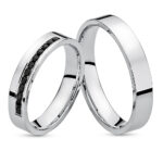 Obrączki złote SL44 - B płaskie