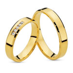 Obrączki złote SL51 płaskie