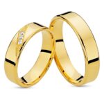 Obrączki złote SL39 płaskie