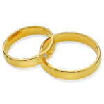 Obrączki złote SL41 płaskie - obrazek 2
