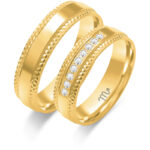 Obrączki złote ZS-B-115 płaskie