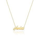 Naszyjnik złoty z diamentem - Ania