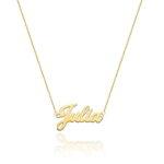 Naszyjnik złoty z diamentem - Julia