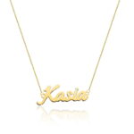 Naszyjnik złoty z diamentem - Kasia