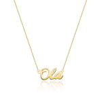 Naszyjnik złoty z diamentem - Ola
