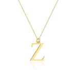 Naszyjnik złoty z diamentem - Z