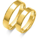 Obrączki złote ZS-E-106 płaskie