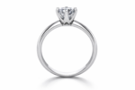 Pierścionek z platyny z diamentem 1,0ct - obrazek 3