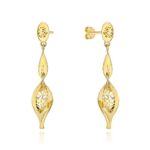 Kolczyki złote ażurowe