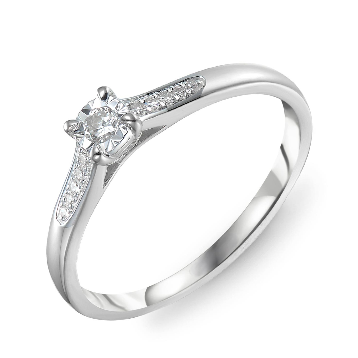 Main_78035R014-HDQ7(1) Pierścionek białe złoto z diamentami - obrazek 1