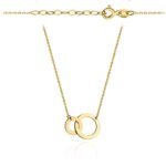 Naszyjnik złoty celebrytka klanówka