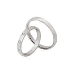 Obrączki złote SL01 półokrągłe