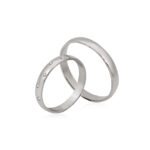 Obrączki złote SL02 półokrągłe