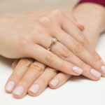 Pierścionek złoty z diamentem BD-W0429 - obrazek 4