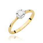 Pierścionek złoty z diamentami BD-W0560