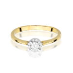 Pierścionek złoty z diamentami BD-W0560 - obrazek 2