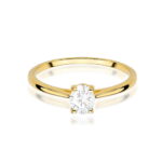 Pierścionek złoty z diamentem BD-W0581 - obrazek 4