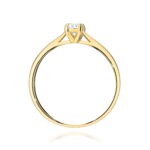 Pierścionek złoty z diamentem BD-W0581 - obrazek 3
