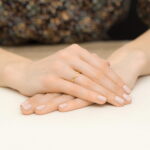 Pierścionek złoty z diamentami BD-W0602 - obrazek 3