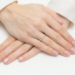 Pierścionek złoty z diamentami BD-W0619 - obrazek 2