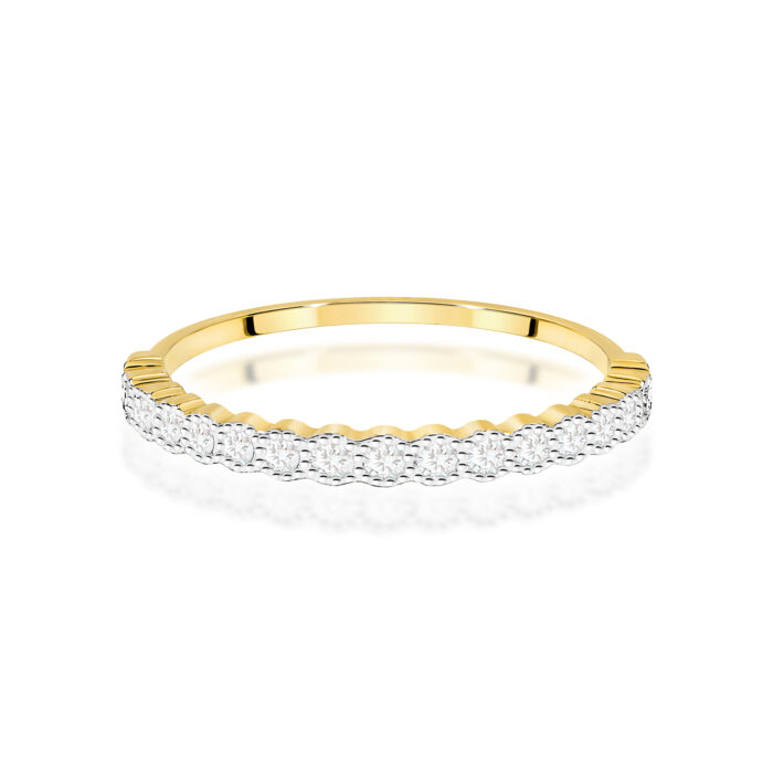 Pierścionek złoty z diamentami BD-W0634 - obrazek 2