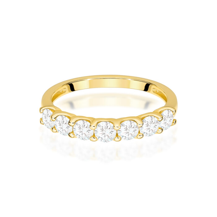 Pierścionek złoty ring z diamentami laboratoryjnymi BD-W0718 - obrazek 2