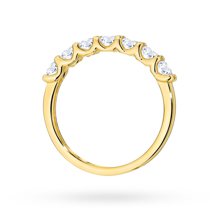 Pierścionek złoty ring z diamentami laboratoryjnymi BD-W0718 - obrazek 3