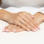 Pierścionek złoty ring z diamentami laboratoryjnymi BD-W0718 - obrazek 4