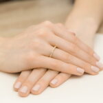 Pierścionek złoty z diamentami BD-W425 - obrazek 2