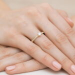 Pierścionek złoty z diamentami BD-W459 0,25ct - obrazek 2