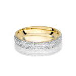 Pierścionek złoty z diamentami BD-W522 - obrazek 4
