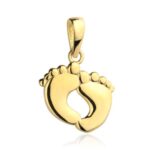 Zawieszka złota stópki