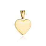 Zawieszka złota serduszko gładkie
