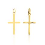 Zawieszka krzyżyk złoty - obrazek 2