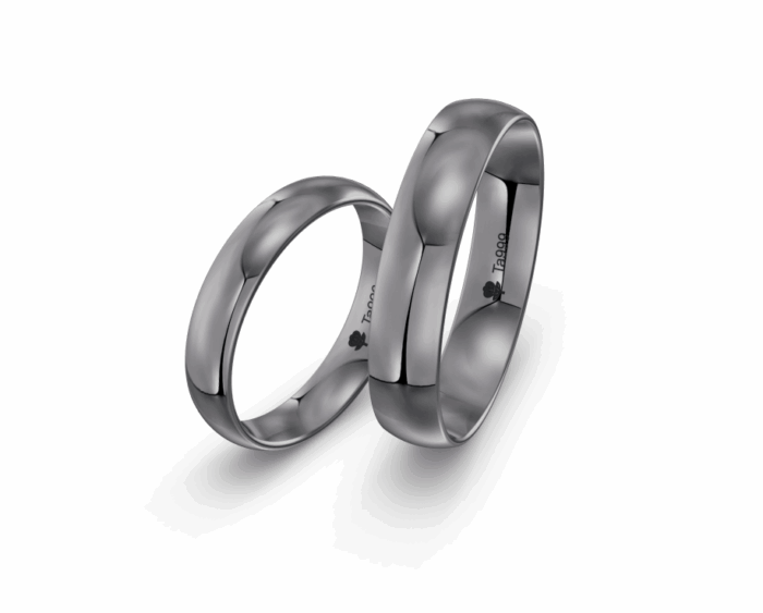 Obrączki z tantalu półokrągłe TA-D6 - obrazek 2